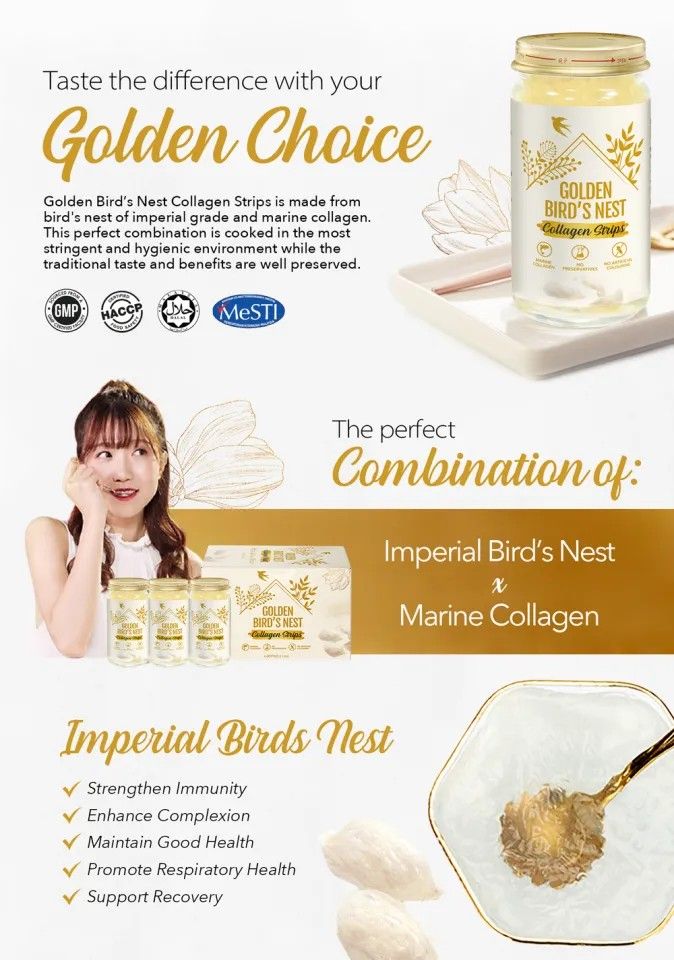 Golden Bird Nest / 6 x 150g/ brand new seal in box, expired 2026