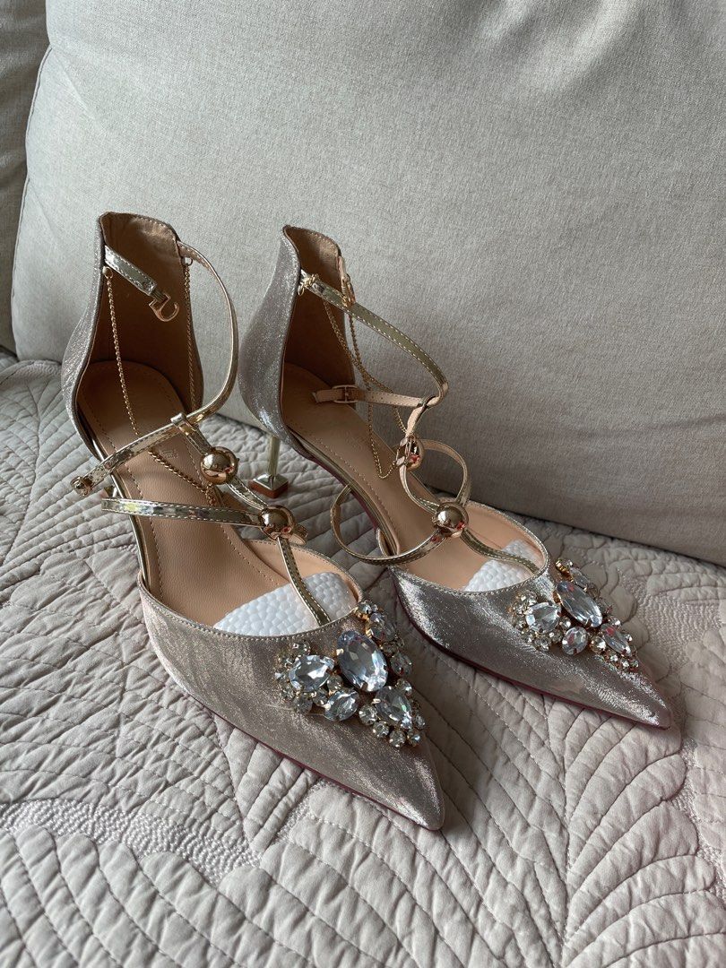 Gorgeous Champagne Color Heels