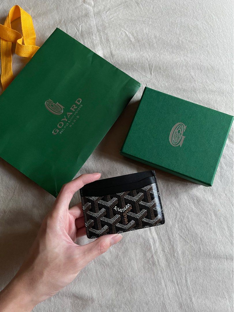 Goyard cardholder 2025 black