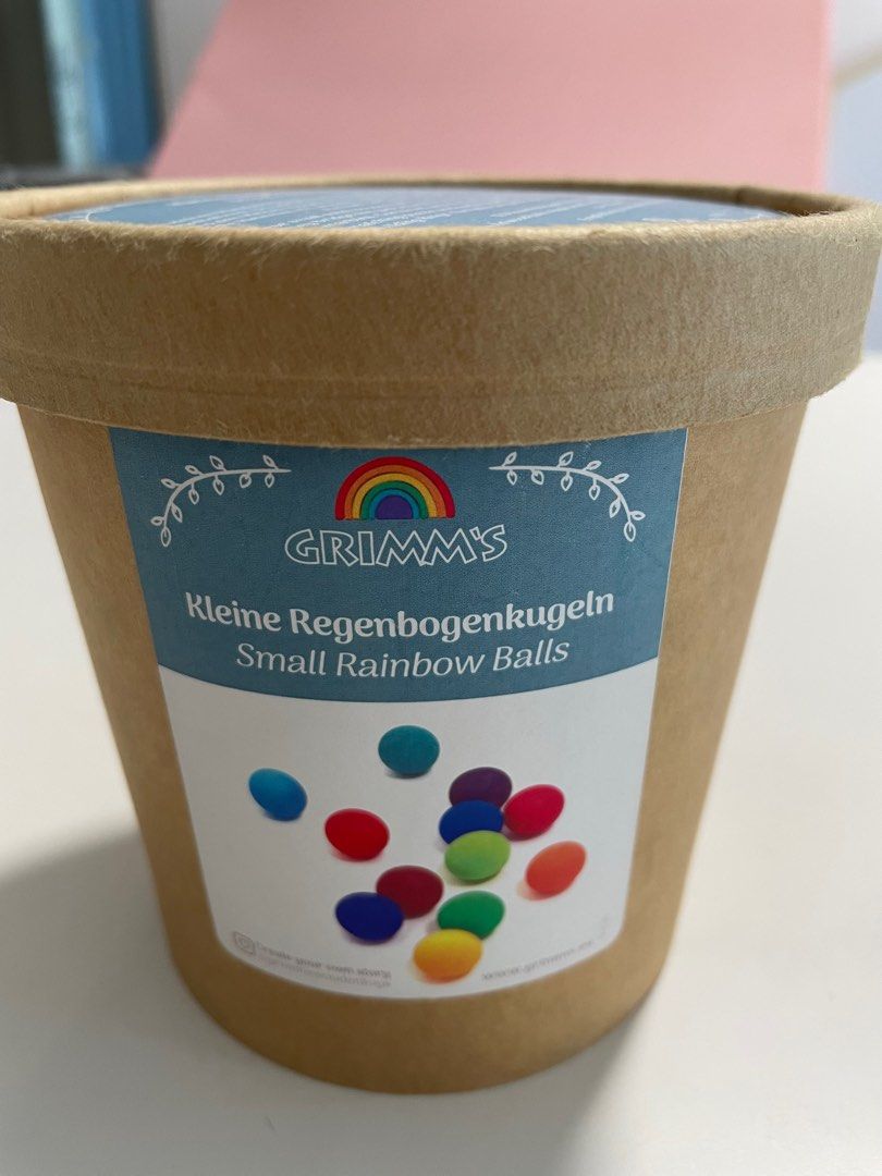 Grimm s Small Rainbow Balls Hobbies Toys Toys Games on Carousell