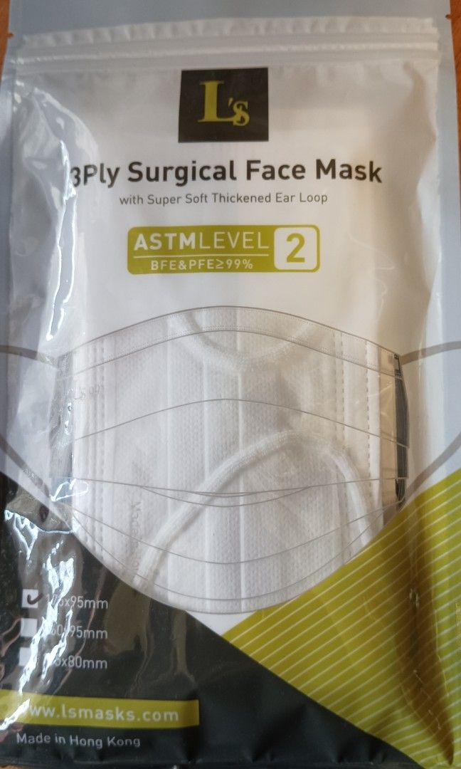 💯🆕Guarantee👍World famous👍L”S🔎3Ply🔍Surgical Face Mask😷With