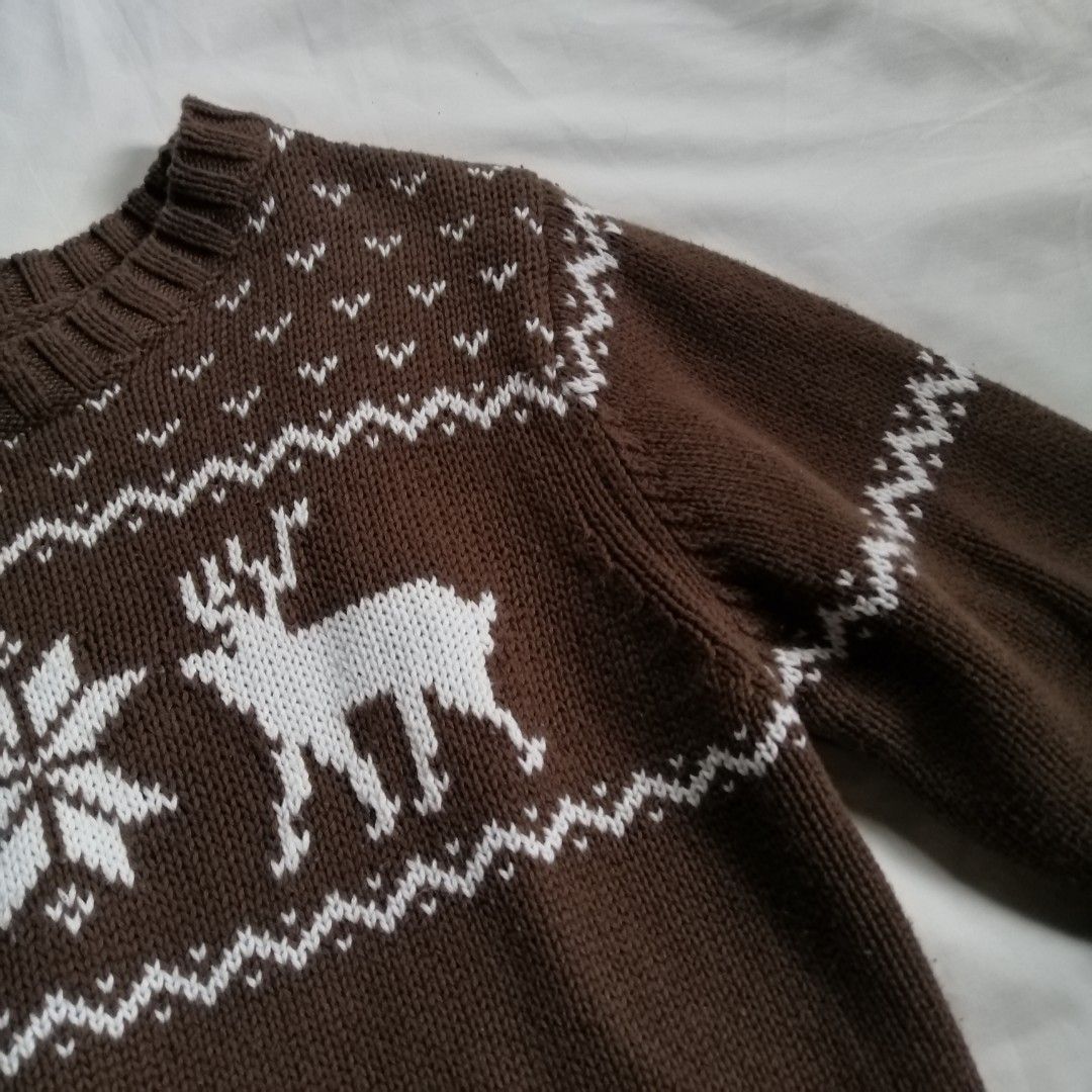 Gymboree brown reindeer baby tee or for kids christmas pinteresty, Women's  Fashion, Tops, Longsleeves on Carousell