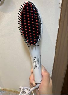 Hair Brush Straightener