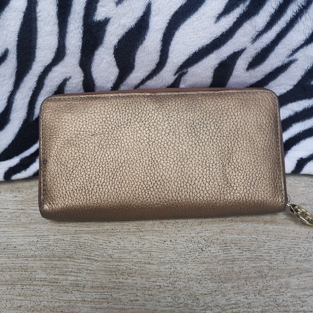 Harga NETT Dompet Tory Burch Kulit Gold Fesyen Wanita Tas