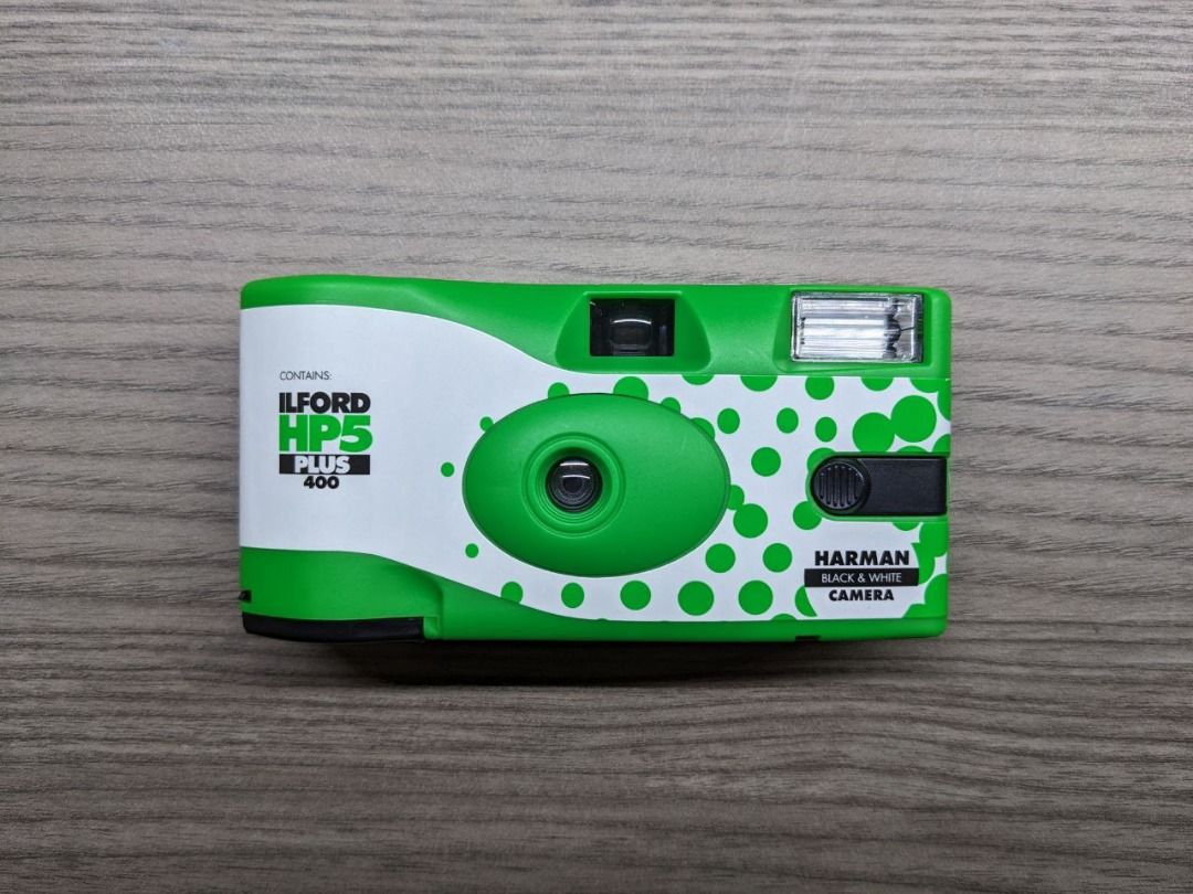 Harman Ilford HP5 B&W disposable camera, Photography, Cameras on Carousell