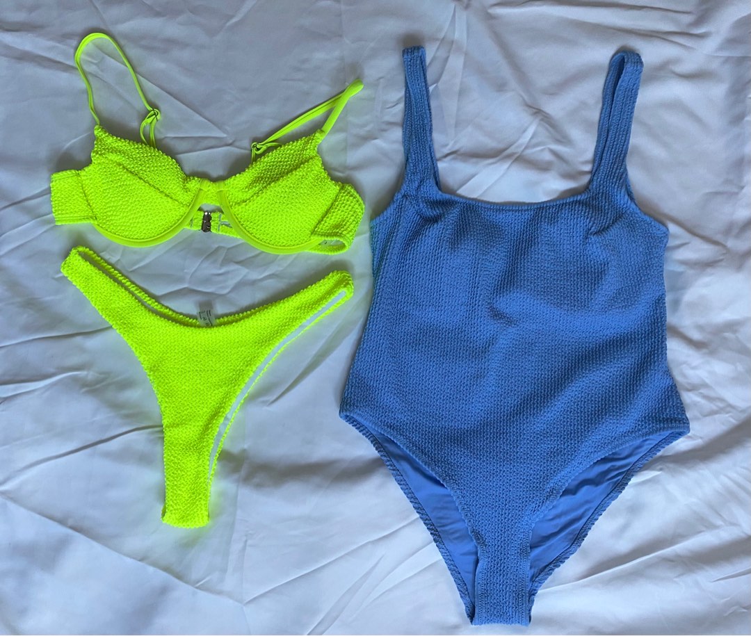 H&M Shein Swimsuit, One piece two piece bikin, Women's Fashion, Swimwear, Bikinis & Swimsuits on