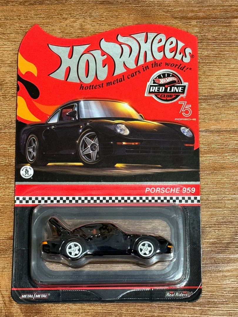 Hotwheels RLC Porsche 959 black, Toys & Collectibles, Figurines
