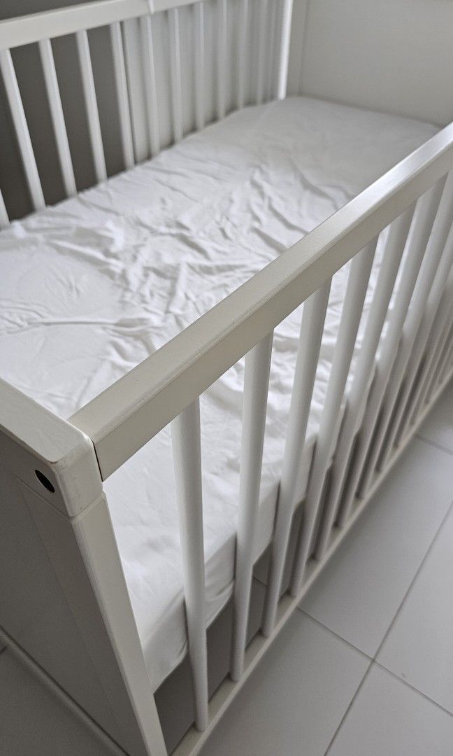 Ikea mini hot sale crib mattress