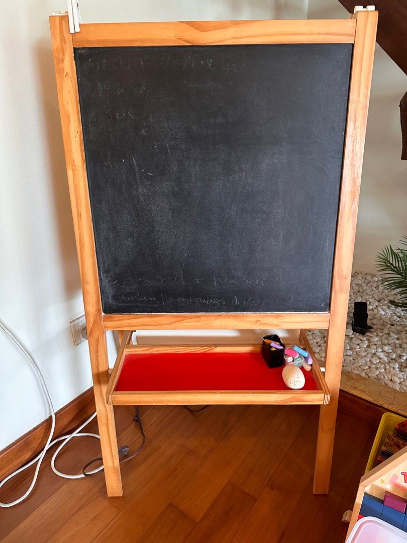 Ikea Easel and Chalk board, Hobbies & Toys, Stationery & Craft, Craft Supplies & Tools on Carousell
