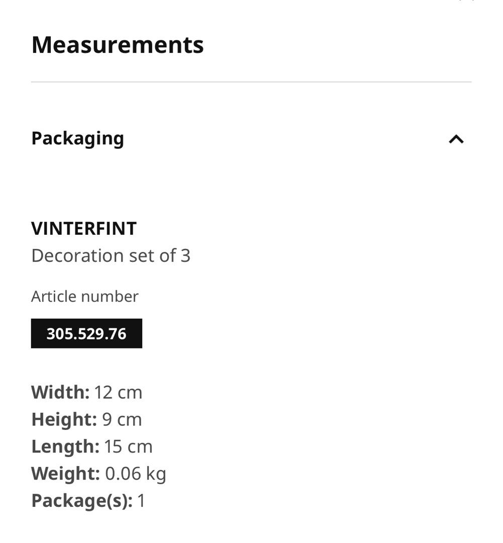 Ikea mini Christmas tree, Furniture & Home Living, Home Decor