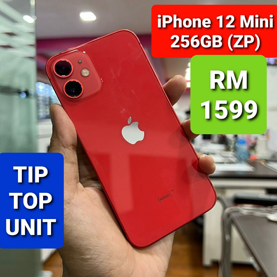 iPhone 12 Mini Red 256GB, Mobile Phones & Gadgets, Mobile Phones, iPhone, iPhone  12 Series on Carousell