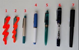 Japanese fountain pens (various)