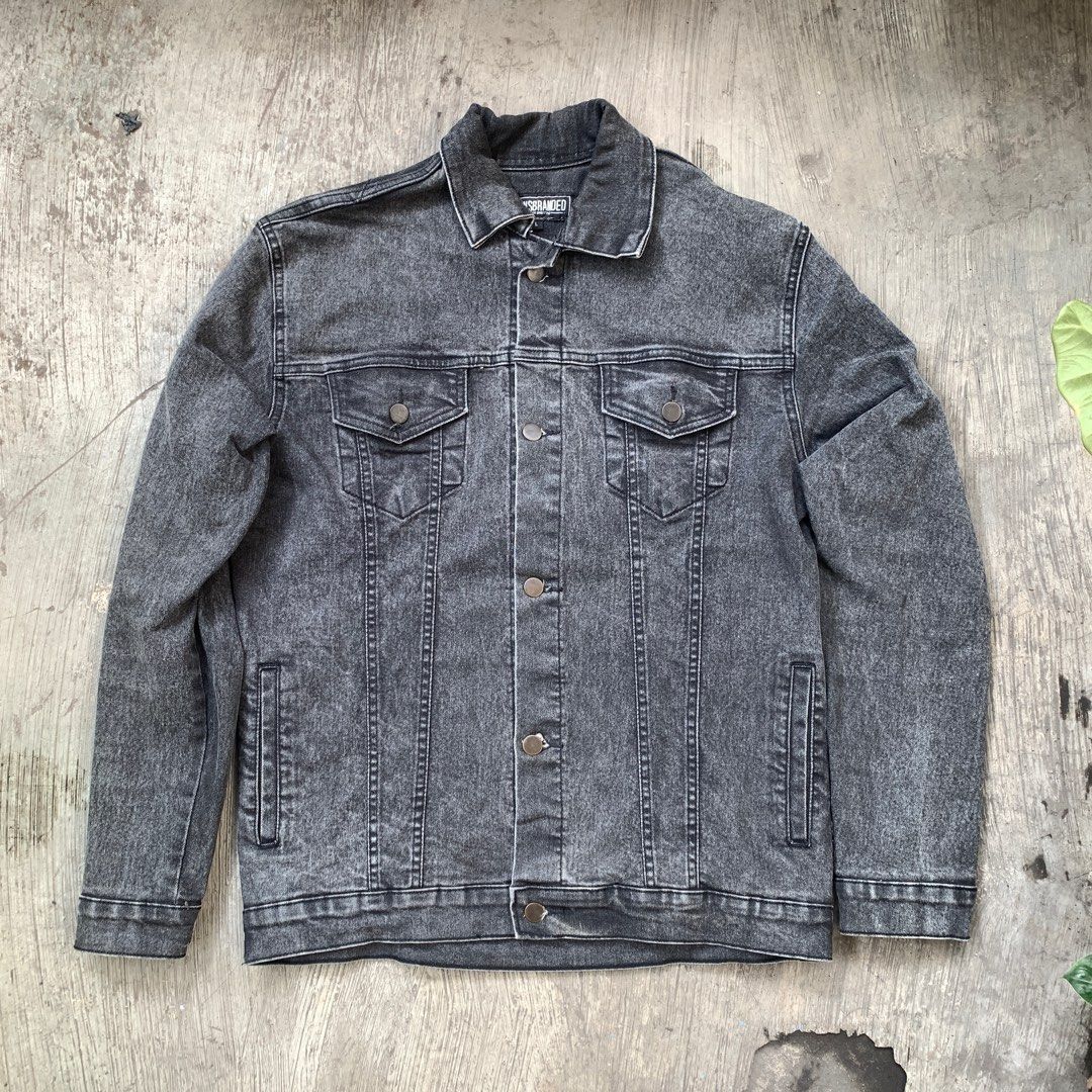 Jaket denim branded top