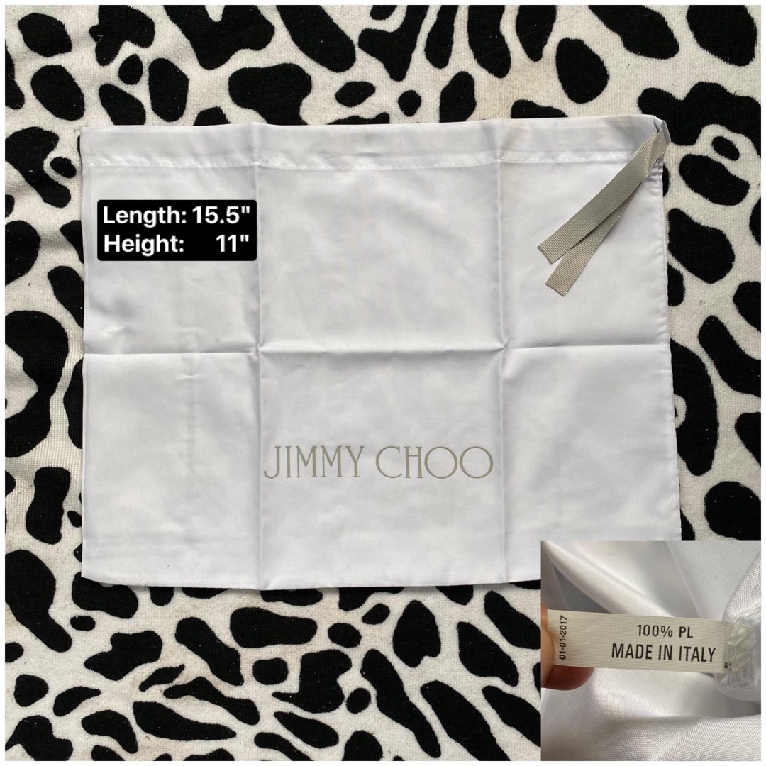 Jimmy choo best sale dust bag