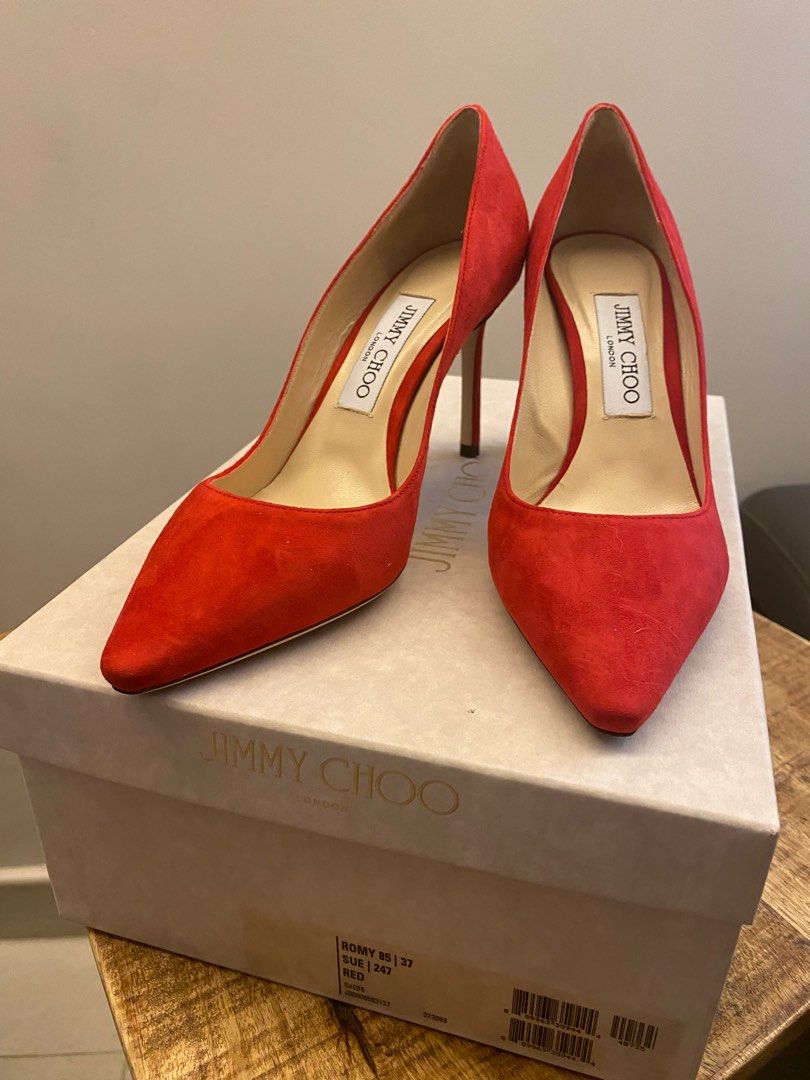 Jimmy choo romy 85 red hotsell