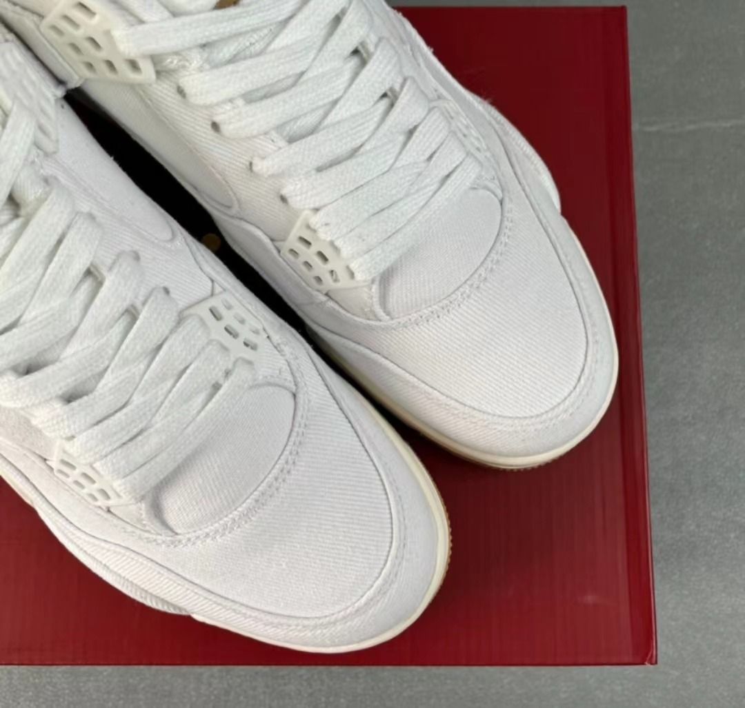 jordan 4 levis white
