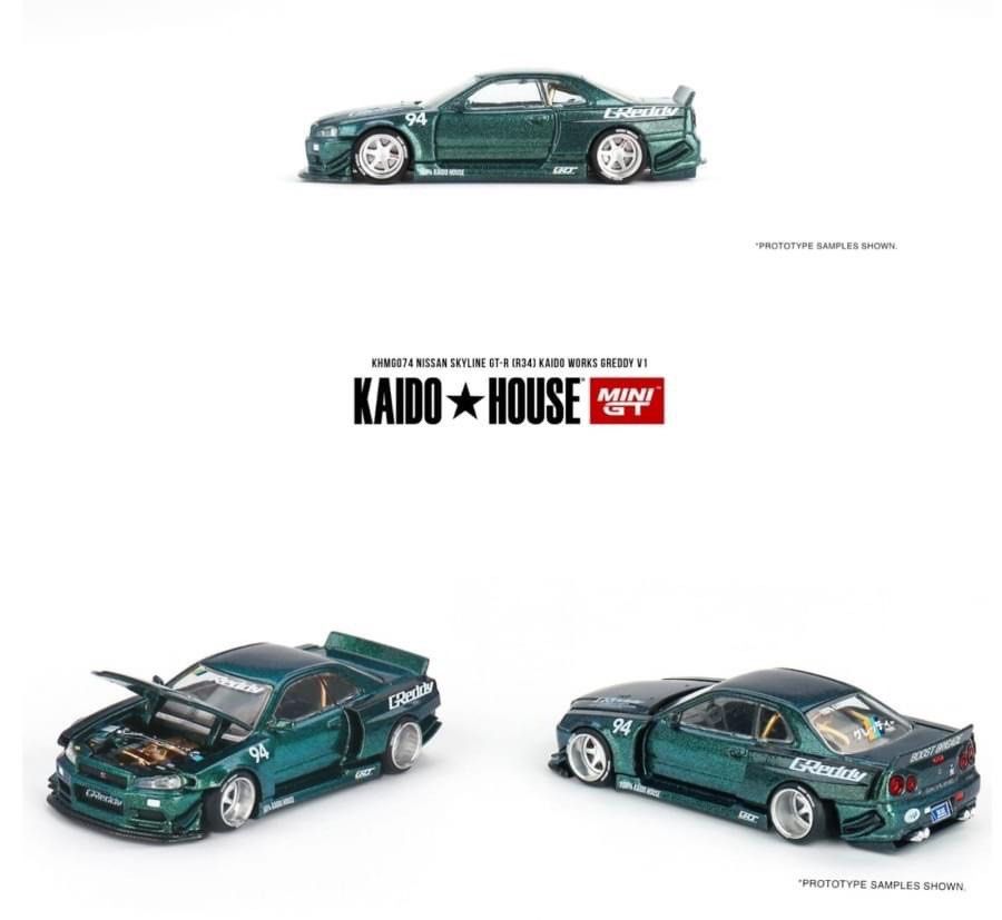 Kaido House x Mini GT 1:64 Nissan Skyline GT-R (R33) Kaido Works V1  (Preorder)