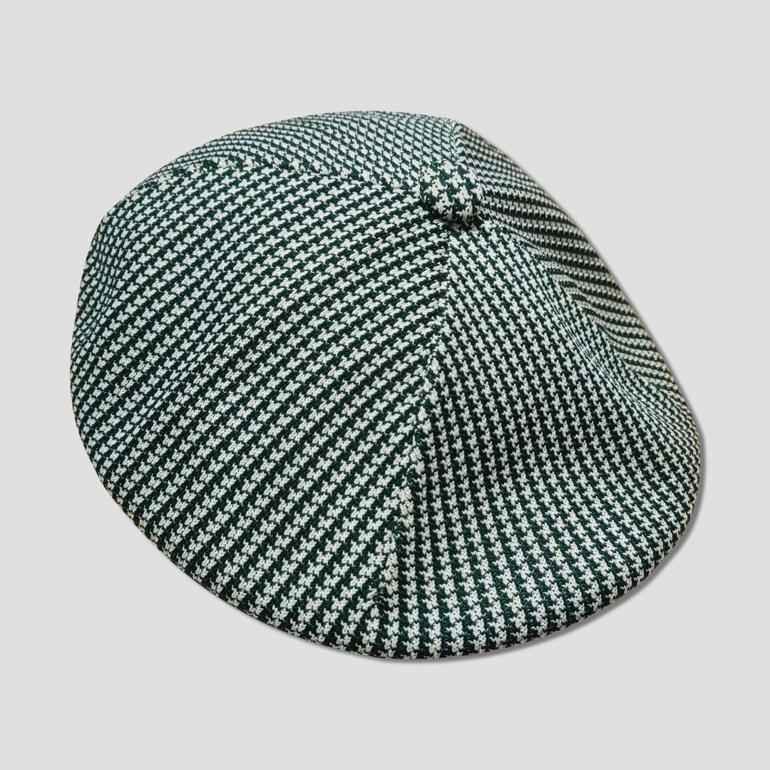 KANGOL - Houndstooth Check Flat Cap, Men's Fashion, Watches ...