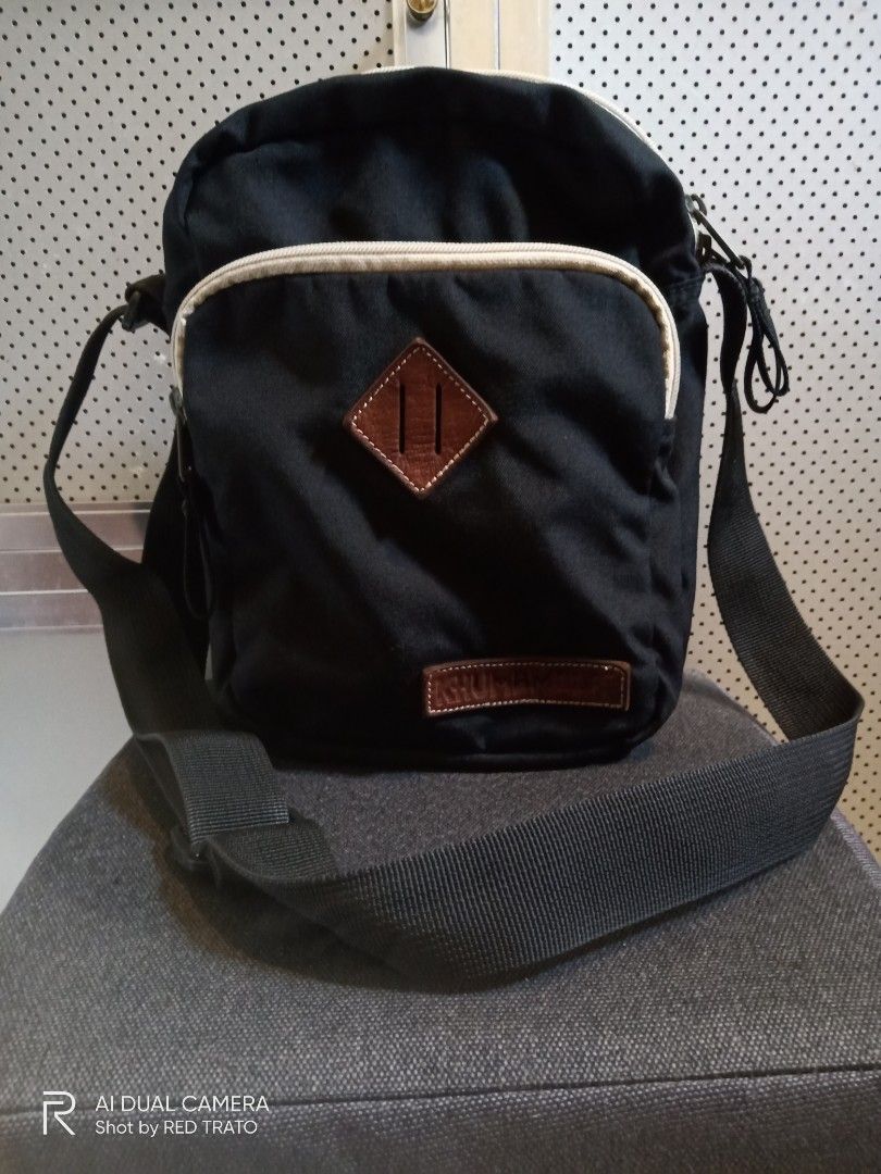 Khumbmela leather patch sling bag 8x11 inches Men s Fashion Bags Sling Bags on Carousell