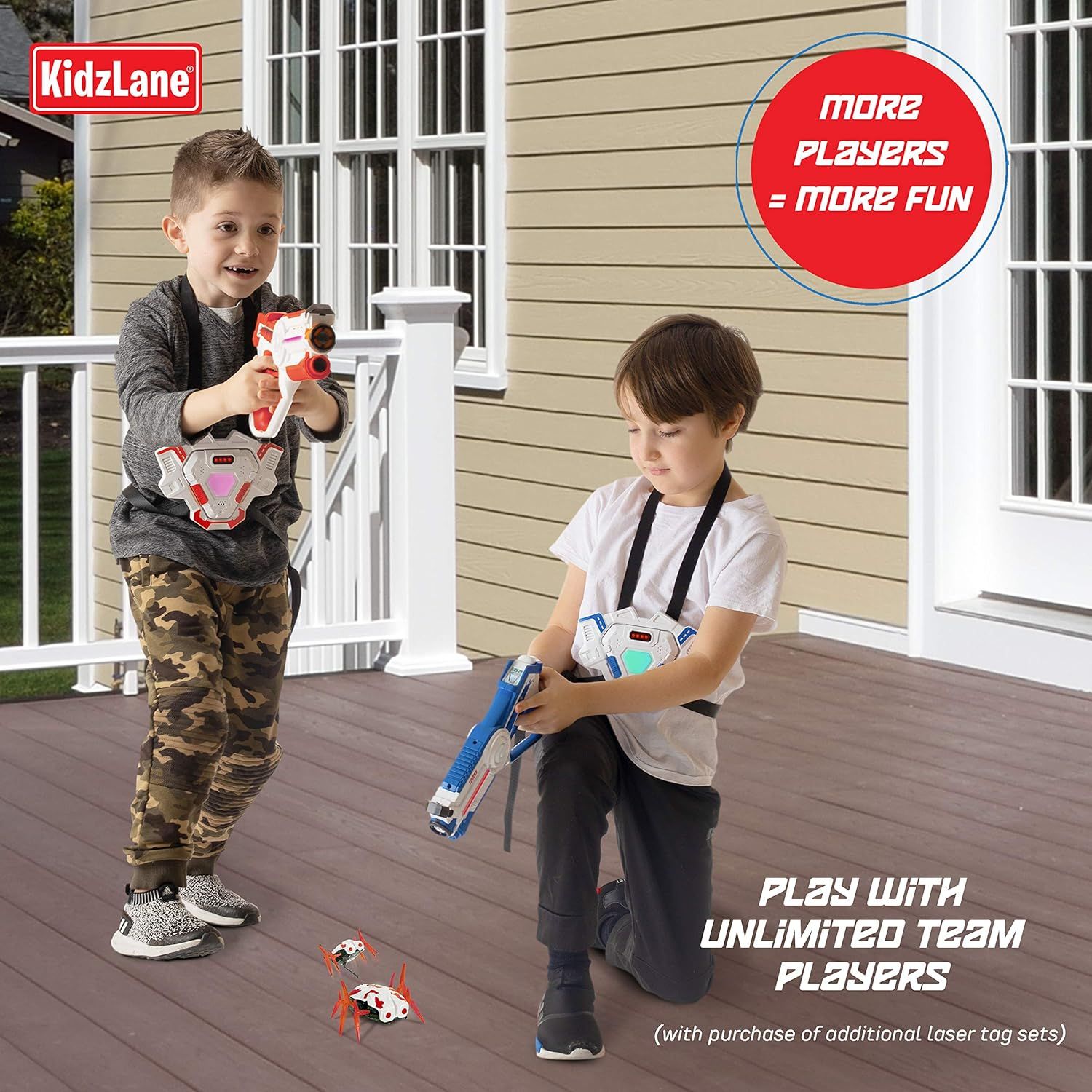 Kidzlane laser tag online set of 4