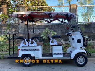 KRATOS ULTRA SUPER 006D GOLF CAR 4-WHEELS FAMILY SIZE ELECTRIC VEHICLE
1,200 WATTS 6-8 Seaters