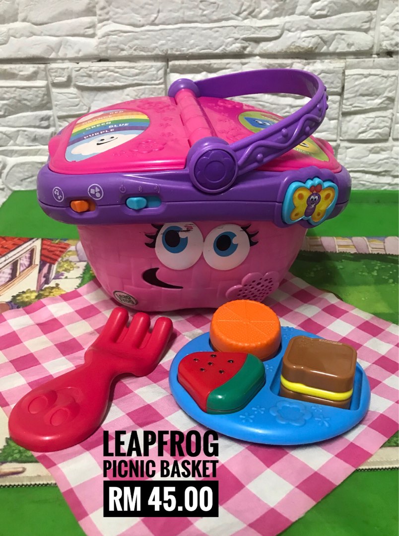 Leapfrog picnic basket, Hobbies & Toys, Toys & Games on Carousell