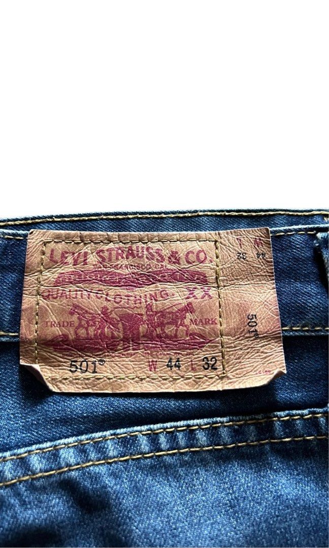 Original Levis 501 Straight Leg Button Fly Made in USA, Men's