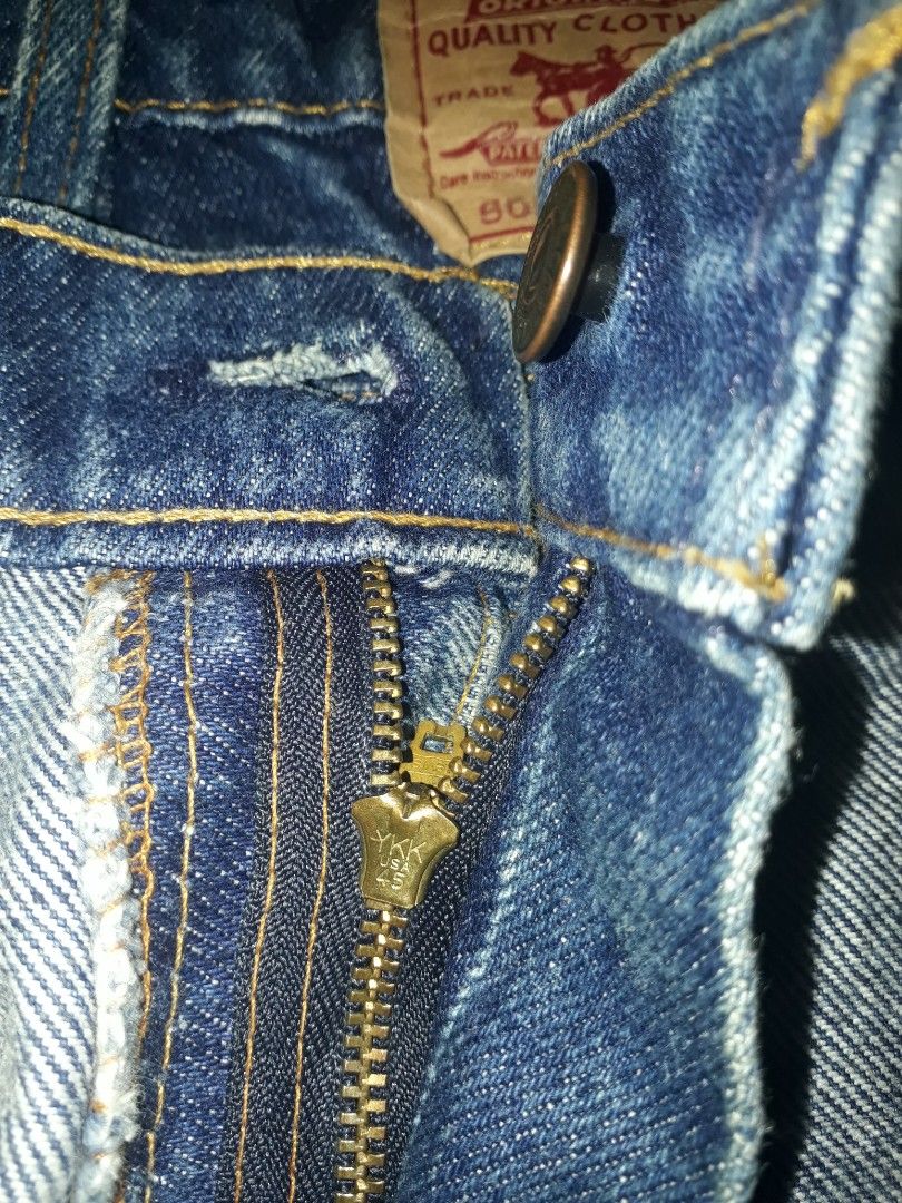 Levi's 505 USA Button 532 Zipper YKK USA 45, Men's Fashion, Bottoms