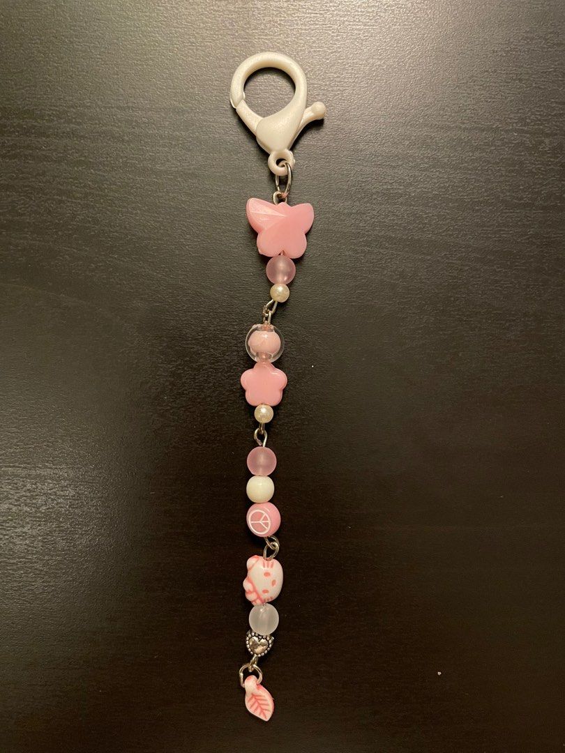 Light clearance pink keychain