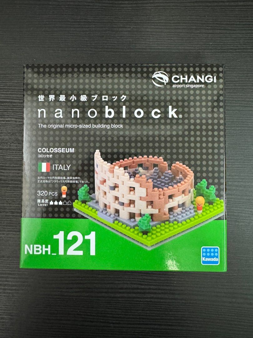 Limited Edition Nanoblock COLOSSEUM NBH 121 Lego Figure Travel Souvenir