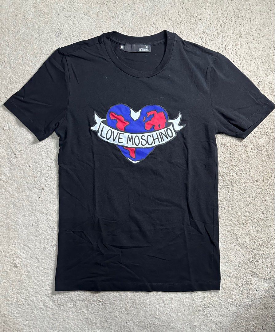 Love moschino t shirt mens cheap