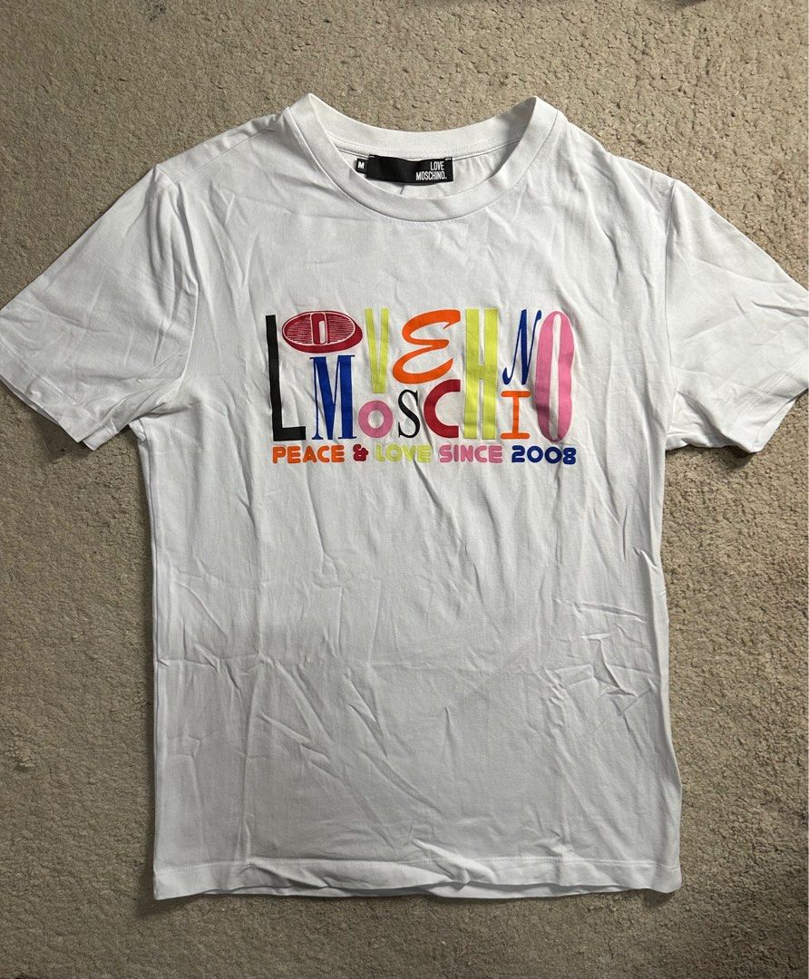 Love Moschino Graphic Tee Men s Fashion Tops Sets Tshirts Polo Shirts on Carousell