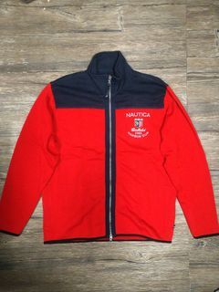 M 帆船 NAUTICA N83 雙拉鍊立領 內刷毛 棉質 外套 刺繡logo