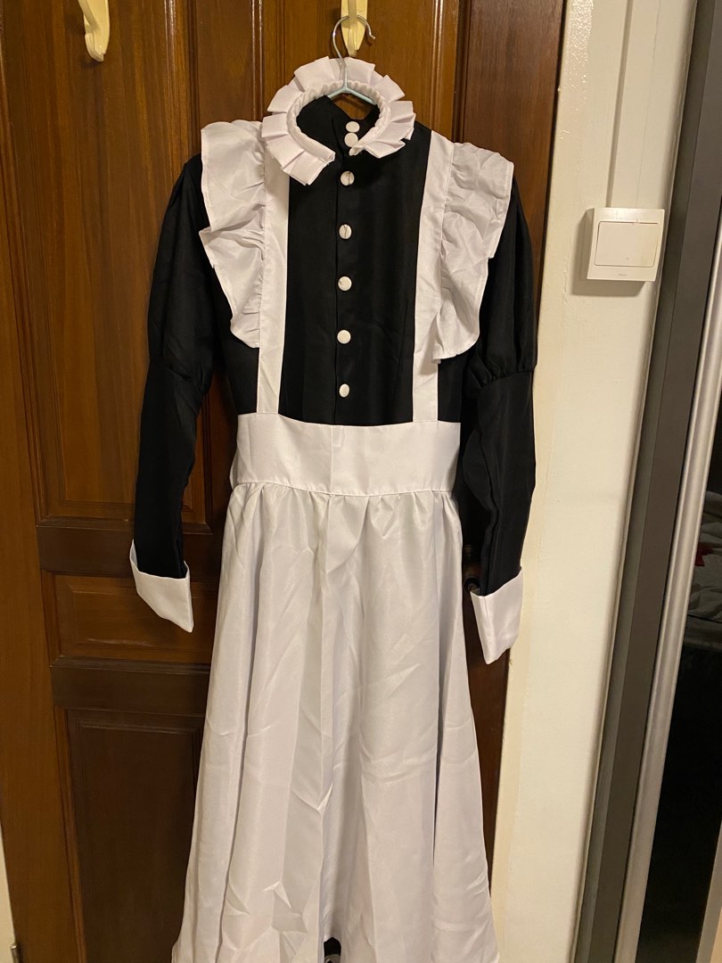 Men maid costume Halloween, Men's Fashion, Activewear on Carousell