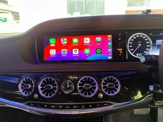 Mercedes W213 W222 Carplay Android Auto, Led Air con and Led Tweeter
