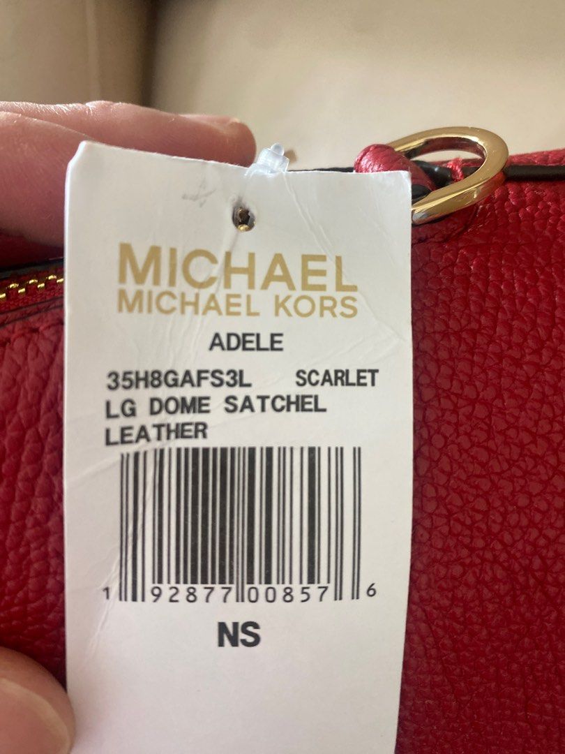 Michael kors adele discount large dome satchel