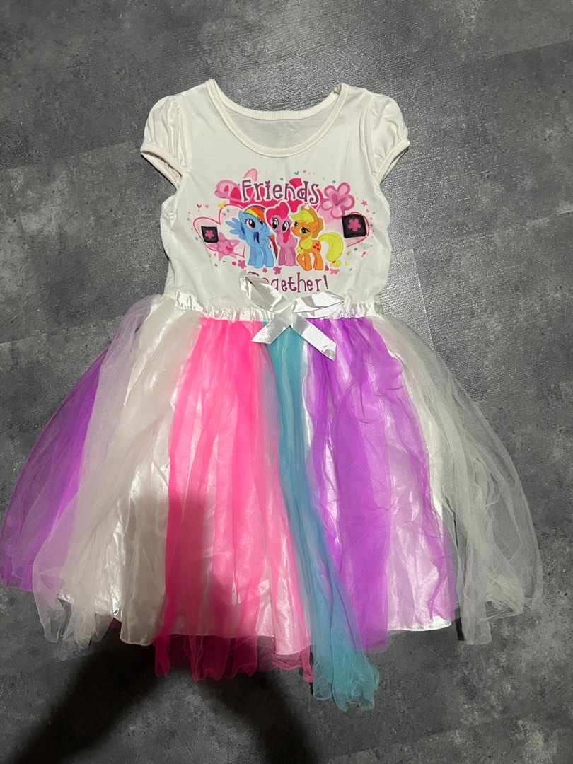 Rainbow tutu dress top
