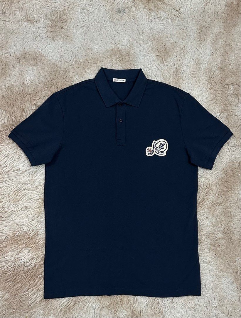 Moncler double online logo polo