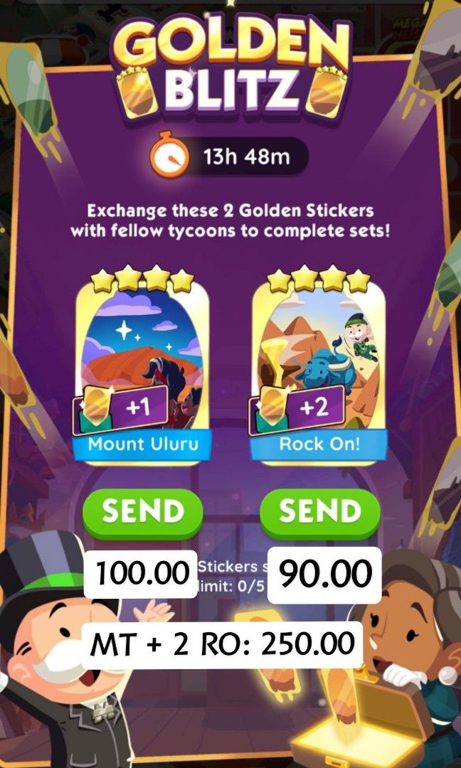 MONOPOLY GO GOLD BLITZ, Video Gaming, Gaming Accessories, InGame Products on Carousell