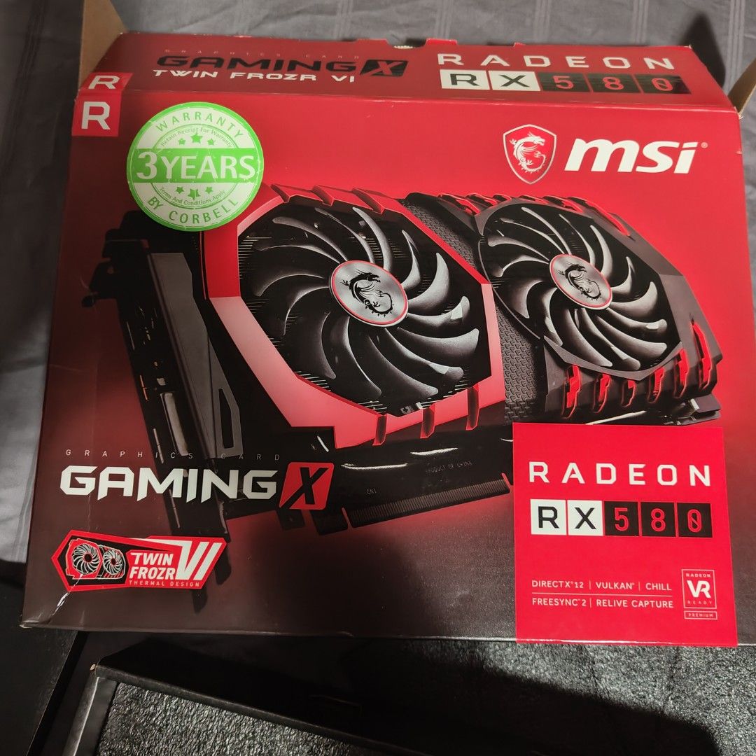 MSI RX580 8GB, Computers & Tech, Desktops on Carousell