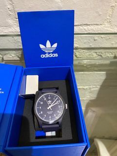 Adidas originals men's adh3157 black strap watch hot sale