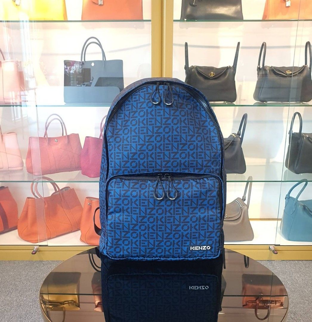 Kenzo blue backpack deals