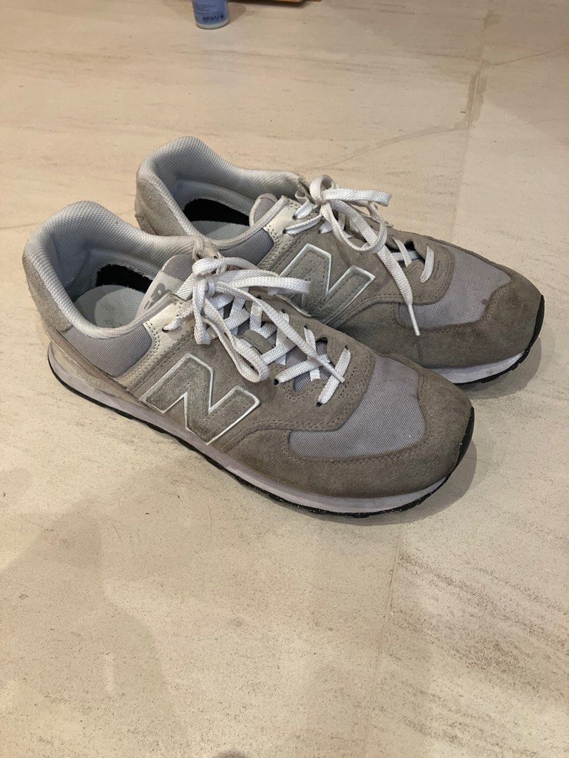 Mens grey new balance 574 new arrivals