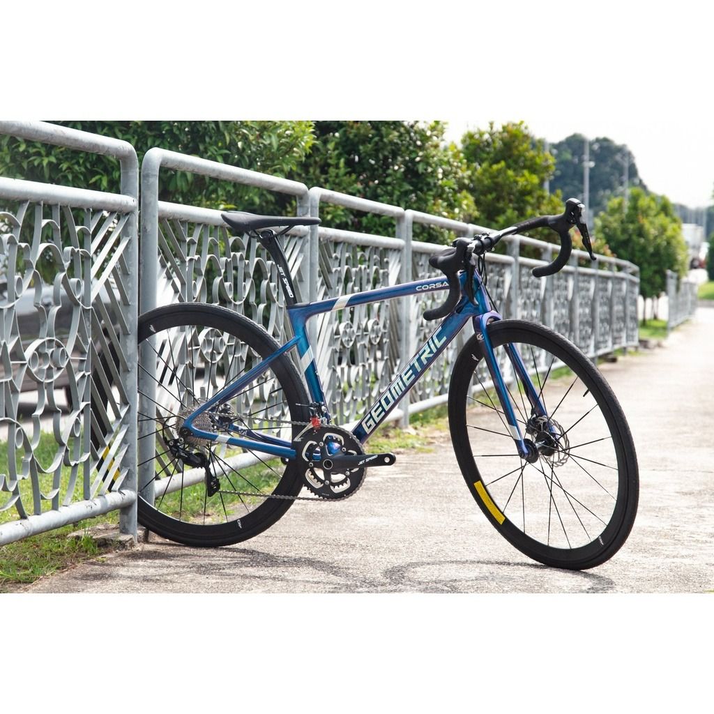 NEW GEOMETRIC CORSA C DISC 105 R7000 CARBON ROAD Bike 44CM 49CM 52CM 3 YEARS RM174