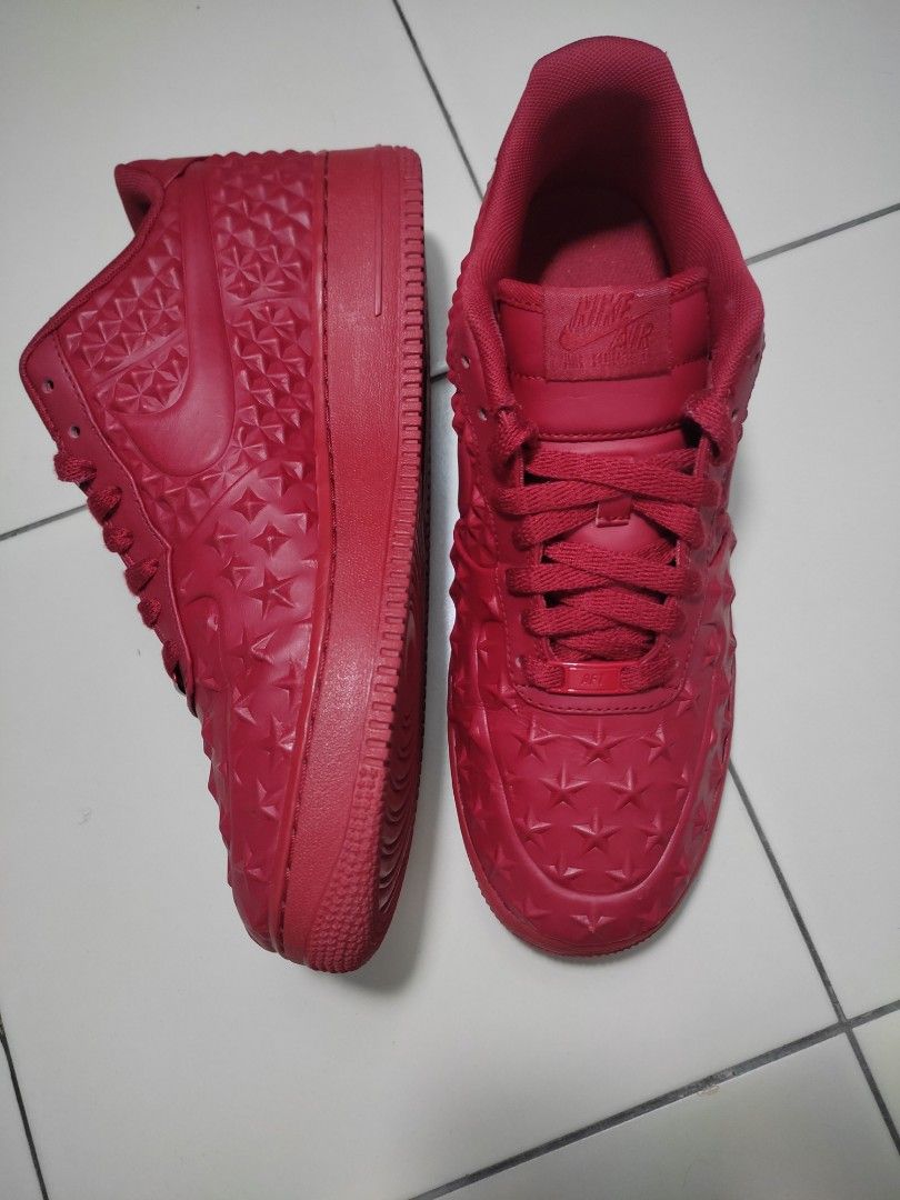Nike Air Force 1 Low LV8 VT Independence Day Triple Red UK9