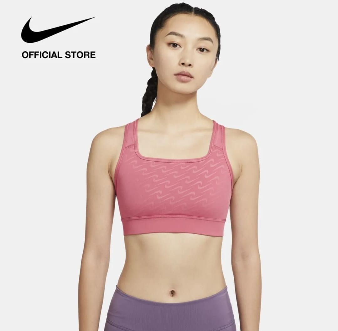 Nike Women's Dri-FIT Swoosh Icon Clash Medium-Support Printed Sports Bra -  Gypsy Rose, Women's Fashion, Activewear on Carousell