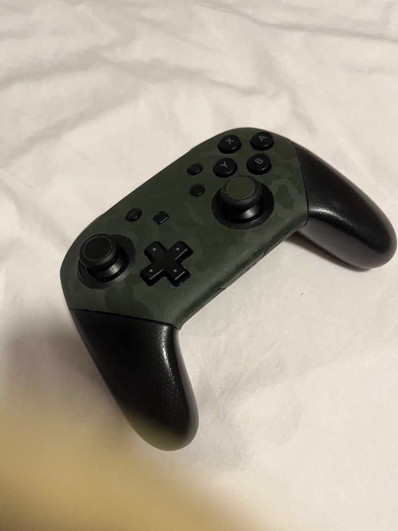 Nintendo Switch Pro Controller with Dbrand Skin Video Gaming
