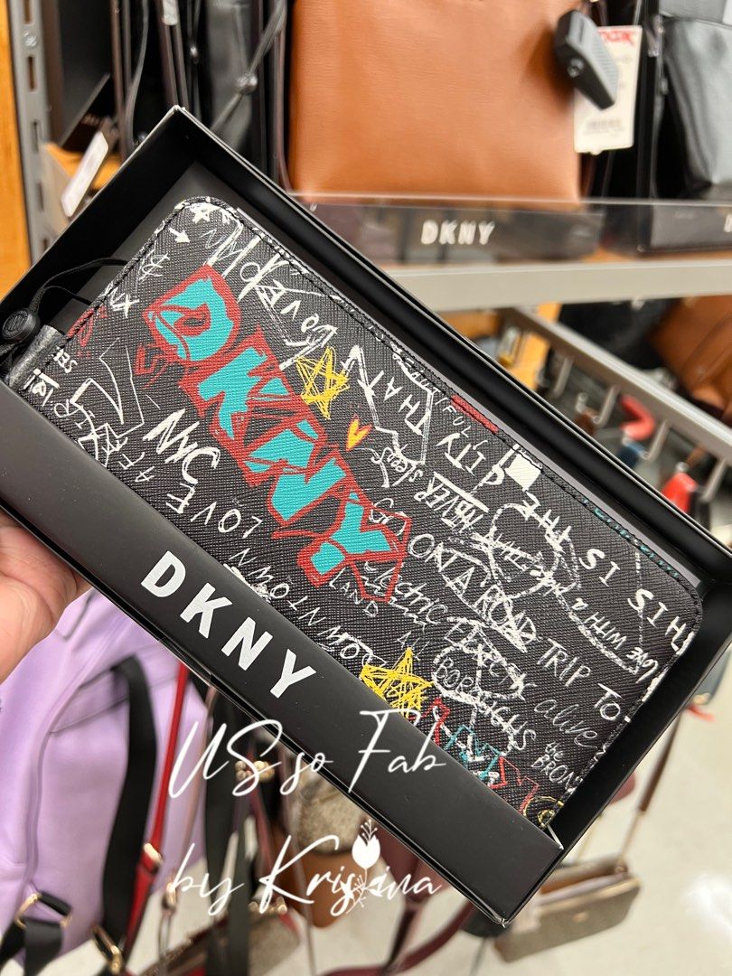 Dkny graffiti wallet top