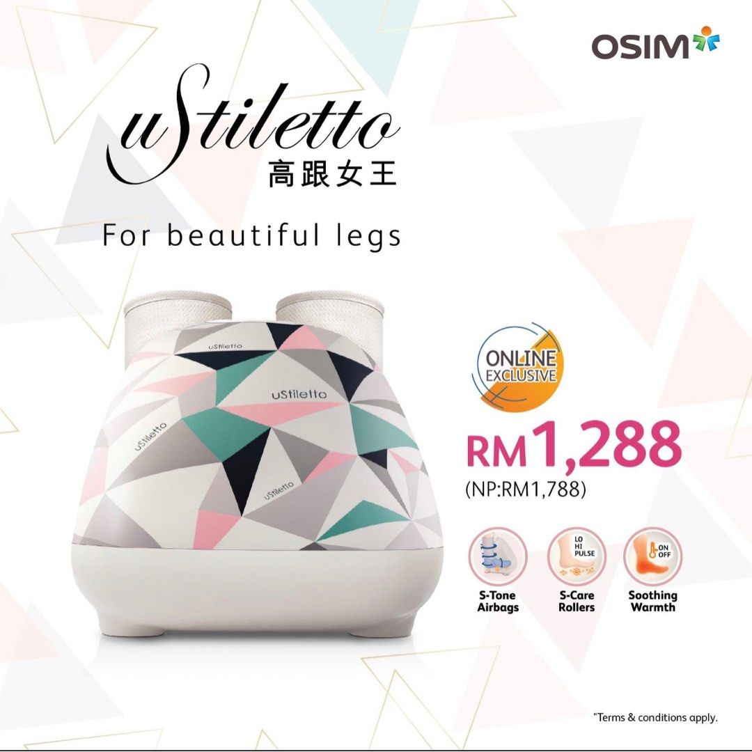 OSIM Foot Massage Ustiletto RM480 Furniture Home Living Furniture Other Home Furniture on Carousell