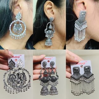 New silver hotsell earring design